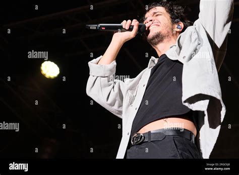 Italian Singer Alberto Cotta Ramusino Alias Tananai Performs In