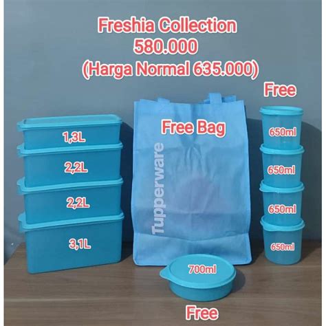 Jual Tupperware Freshia Collection Warna Shopee Indonesia