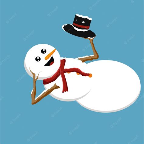 Premium Vector | Snowman Vector Illustration