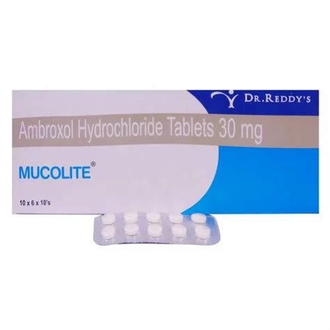 Mucorex Ambroxol Hydrochloride 30 Mg Tablets Solace Biotech At Rs 80