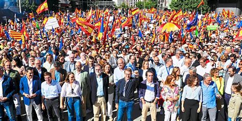 Großer Protest gegen mögliche Amnestie für Separatisten in Spanien