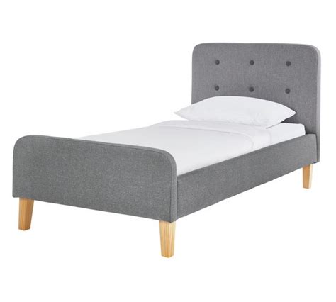 Buy Hygena Ashby Single Bed Frame - Grey at Argos.co.uk - Your Online Shop for Bed frames, Beds ...