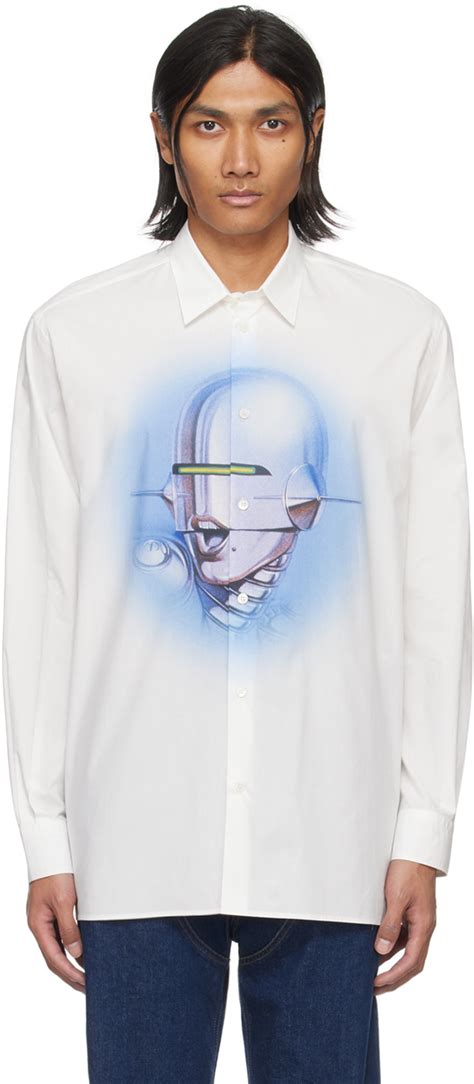 Stella Mccartney White Sexy Robot Shirt Stella Mccartney