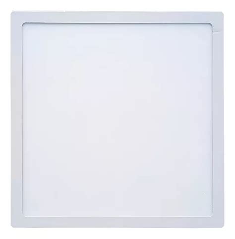 Painel Led Plafon Sobrepor 24w Quadrado Branco Frio 6500k