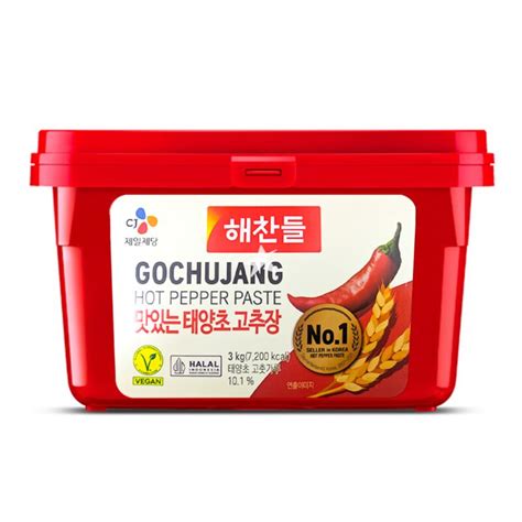 Buy Cj Haechandle Gochujang Hot Pepper Paste Medium Hot Kg Korean Supermarket Online Uk