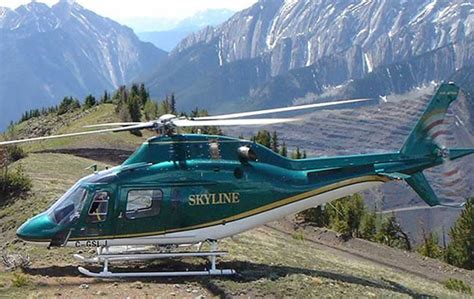 Skyline Helicopters AgustaA119Koala Skyline Helicopters Bell212HP heli ...