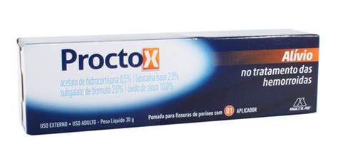 Proctox Pomada Para Hemorroidas 30g Mercadolivre