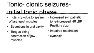 Clinical features of epilepsy | PPT