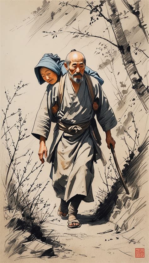 aged mother summary moral lessons classic japanese folktale