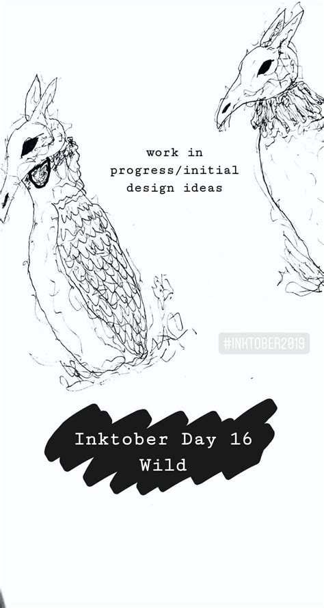 Inktober Day 16 Wild