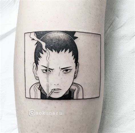 Shikamaru Nara Tattoo Naruto Tattoo Anime Tattoos Fantasy Tattoos