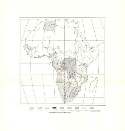 Map Of Colonialism In Africa From National Geographic 1889 Map