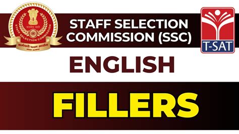 English Fillers Ssc Cgl Chsl Staff Selection Commission T Sat