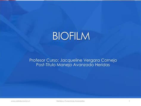 Clase Biofilm Sharim Gonzalez Vargas Udocz