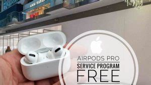 Airpods Pro Crackling Sound Noise Cancellation Service Program