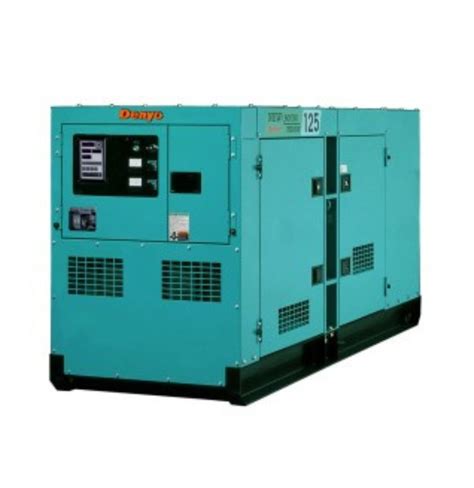 125 Kva Sound Proof Diesel Generator Denyo Dca 125spk3 Silver Line