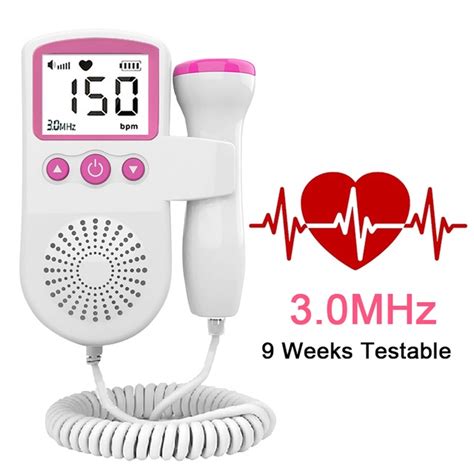 Monitor De Ritmo Cardíaco Fetal Doppler De 3 0mhz En Casa Embarazo