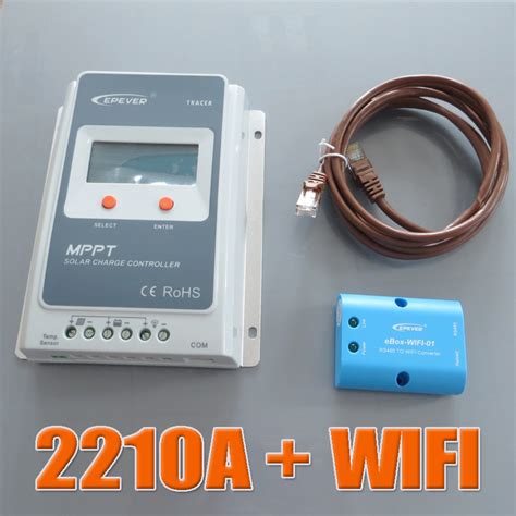 Tracer2210an 20a Mppt太阳能充放电控制器wifi虎窝淘