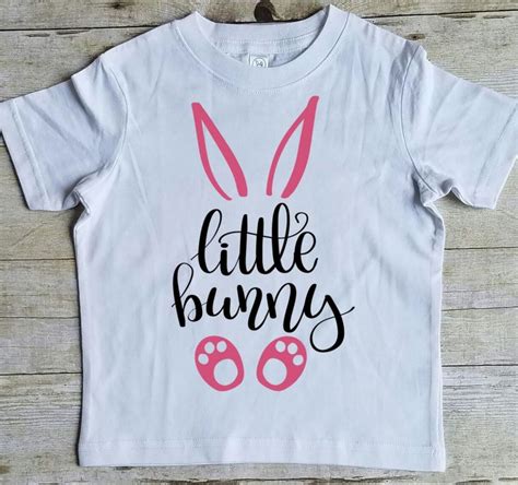 Little Bunny Shirt Easter Shirt For Girls Cute Easter Shirt Easter