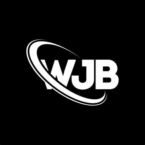 Logo Wjb Lettre Wjb Design De Logo Initiale Wjb Logo Li Un Cercle Et