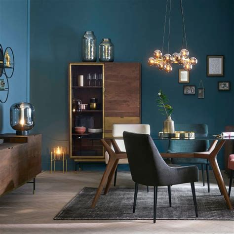 Lampe globe en verre chromé et marbre noir JANIS Maisons du Monde