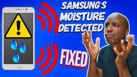 How To Remove Samsungs Moisture Detected Warning Youtube