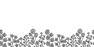 Garden Border Clip Art Black And White