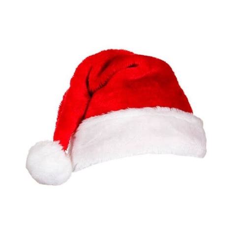 Gorro De Papai Noel Veludo Vermelho Cm Touca De Natal In