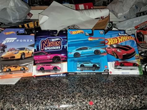 VHTF HOT Wheels Neon Speeders Porsche GT Cup GT Lot De EUR