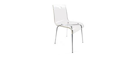 Chaise Design En Plexiglas Transparent Cindy Miliboo