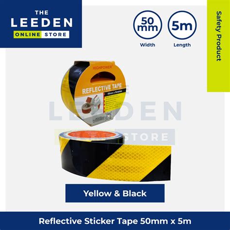 Safety Reflective Warning Sticker Self Adhesive Tape Mm X M By