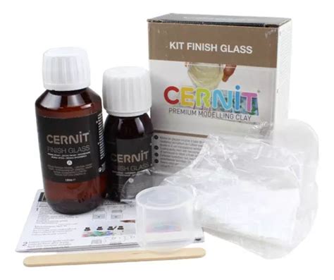 Kit Resina De Cernit Finish Glass Epoxi Componentes Cuotas Sin Inter S