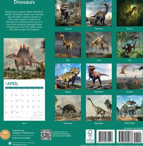 Dinosaurus Kalender 2024 Bol