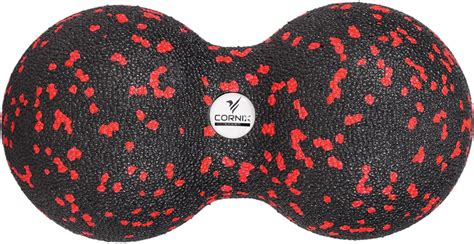 Массажный мяч двойной Cornix XR-0124 EPP DuoBall 8 х 16 см Черный ...