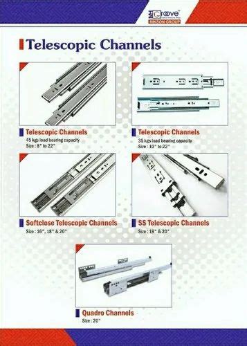 Zinc Ball Bearing Premium Telescopic Channel At Best Price In Bengaluru