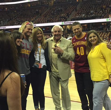 WWE Legend Ric Flair Attends Game 4 Photos BlackSportsOnline