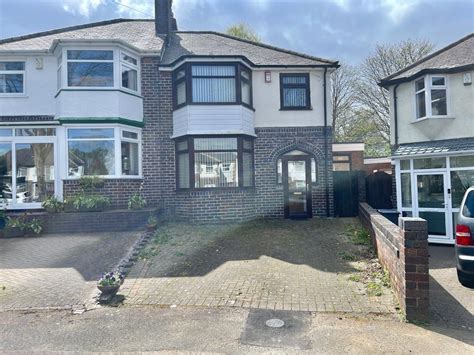 3 Bed Semi Detached House For Sale In Woolmore Road Birmingham B23 £