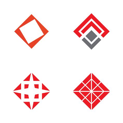 Rhombus shape pattern icon logo design 5001769 Vector Art at Vecteezy