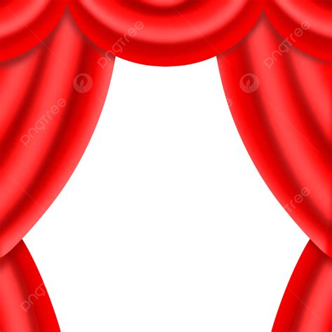 Red Stage Curtain, Stage Curtain, Red Curtain, Curtain PNG Transparent ...