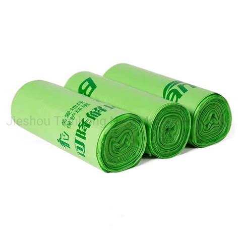 Organic PLA Compostable Garbage Bags Eco Friendly Corn Starch