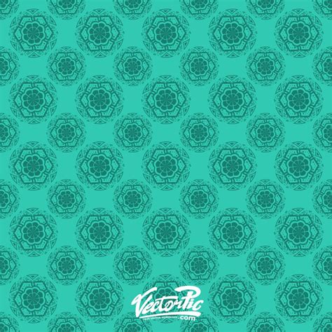 Green pattern background vector