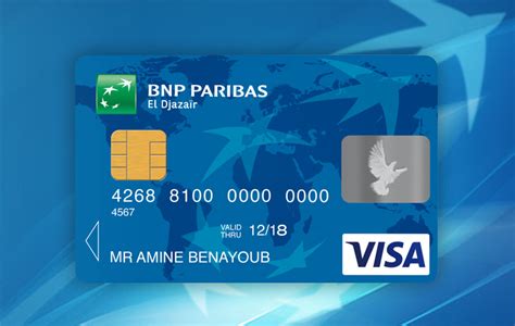 BNP Paribas El Djazaïr Disposer d une carte bancaire