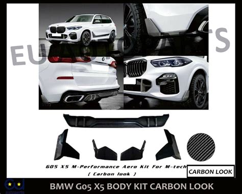Bmw X5 G05 M Performence Aero Bodykit Front Splitter Rear Diffuser Car