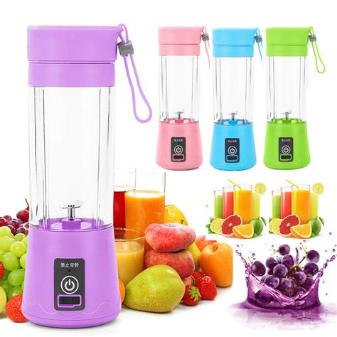 Portable Mini Blender Smoothie Juicer Cup Personal Single Serve Usb