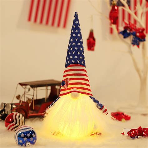 Home Decoration Dwarf Decorations Home Patriotic Dwarf Plush