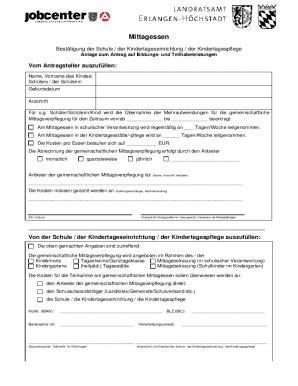 Ausf Llbar Online Anlage D Zum Antrag Auf Leistungen Fr Bildung Und