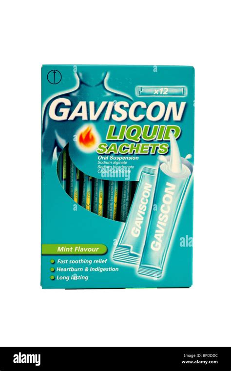 Gaviscon Liquid Sachets Stock Photo - Alamy