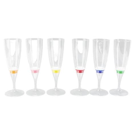 VBESTLIFE Verre à cocktail à LED 6 PCS LED Verre à Cocktail Lumineux