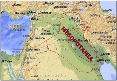 Where Is Mesopotamia Located Today