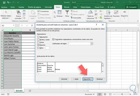 C Mo Dividir Nombres Y Ordenar Celdas Por Color Excel Solvetic